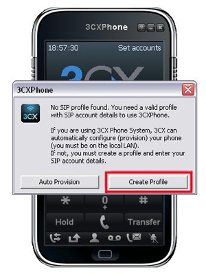 SIP настройки за Windows Mobile